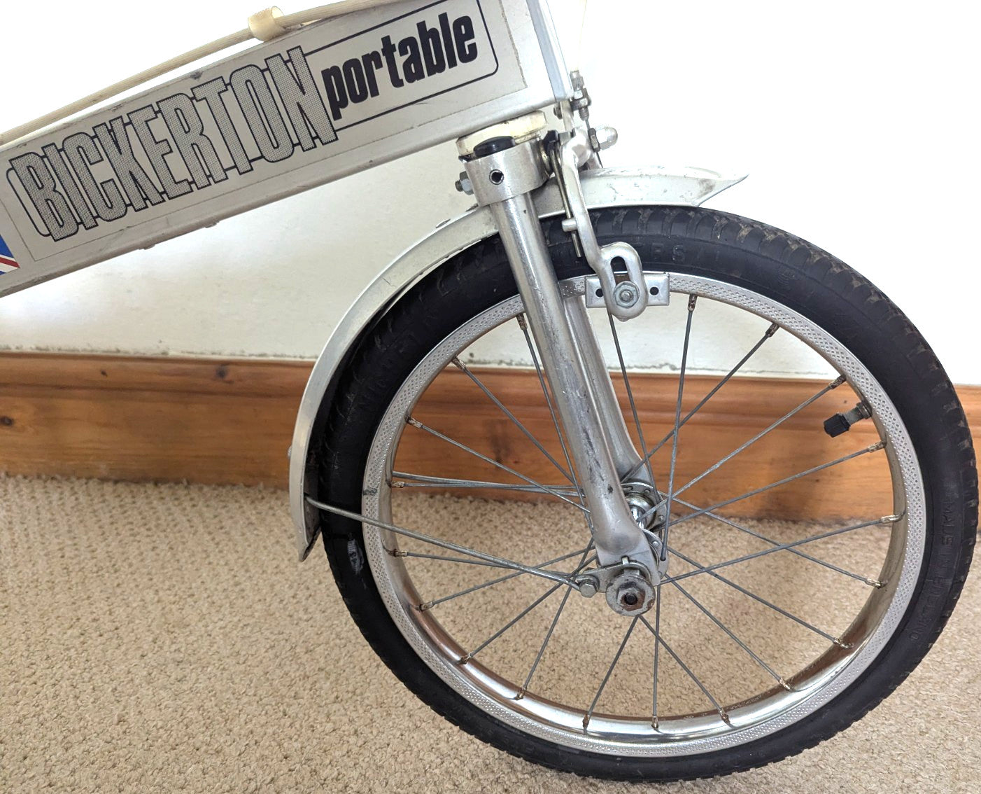 Vintage 1980 Bickerton Portable Folding Bike Compact Portable Excellent