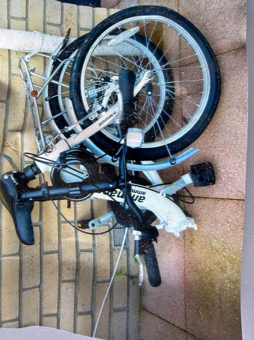 Ammaco Folding Bike - Folda lite white