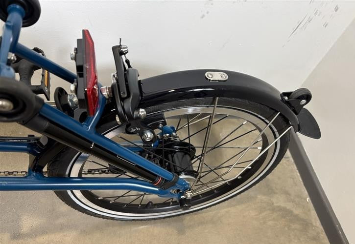 Brompton C Line 6 Speed 2023 High Handlebar Folding Bike - Ocean Blue