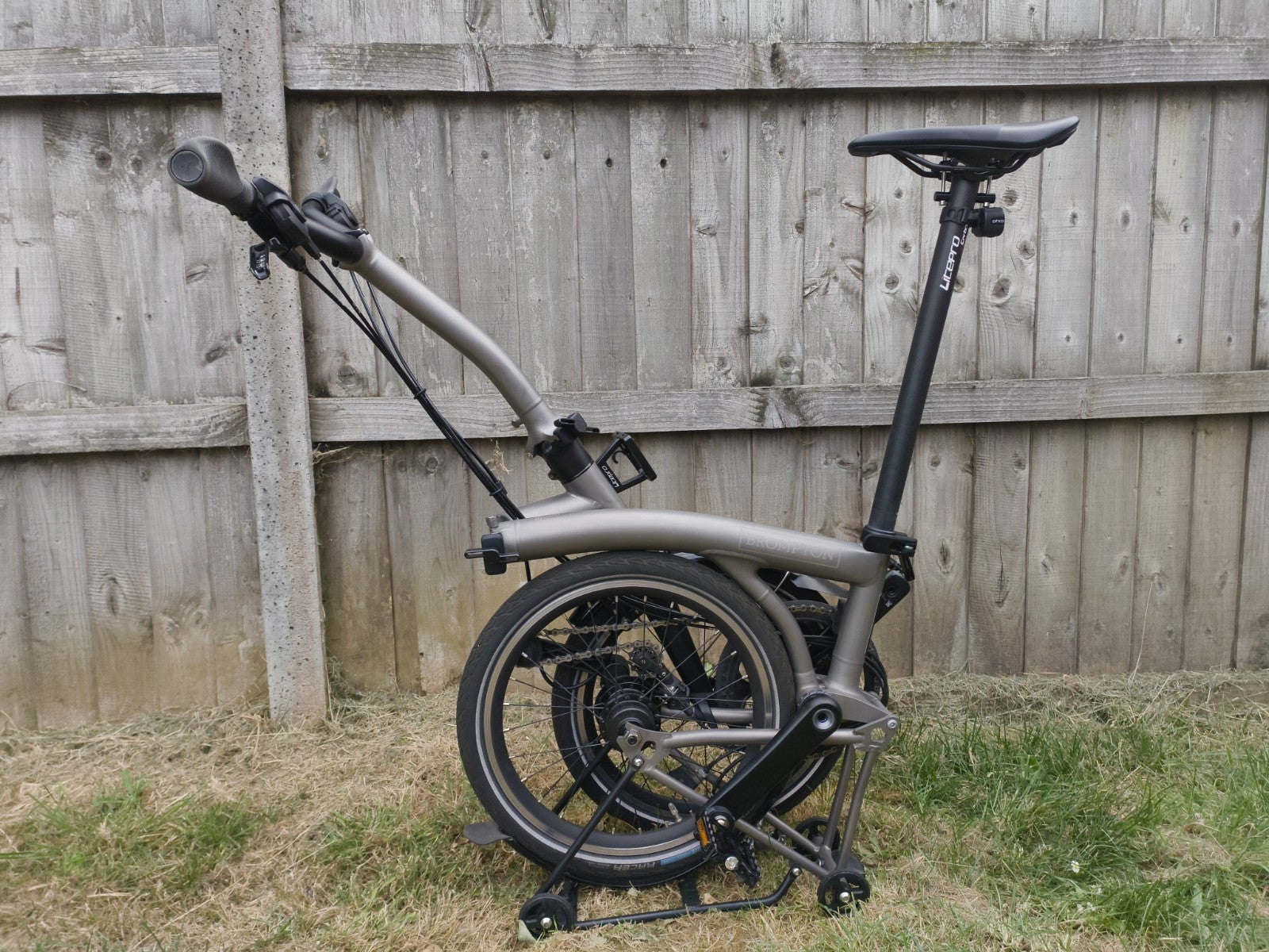 Brompton T Line Titanium Carbon 12 Speed  Folding Bike