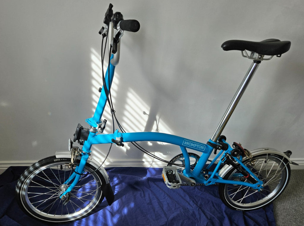 Brompton M3L folding bike - hardly used