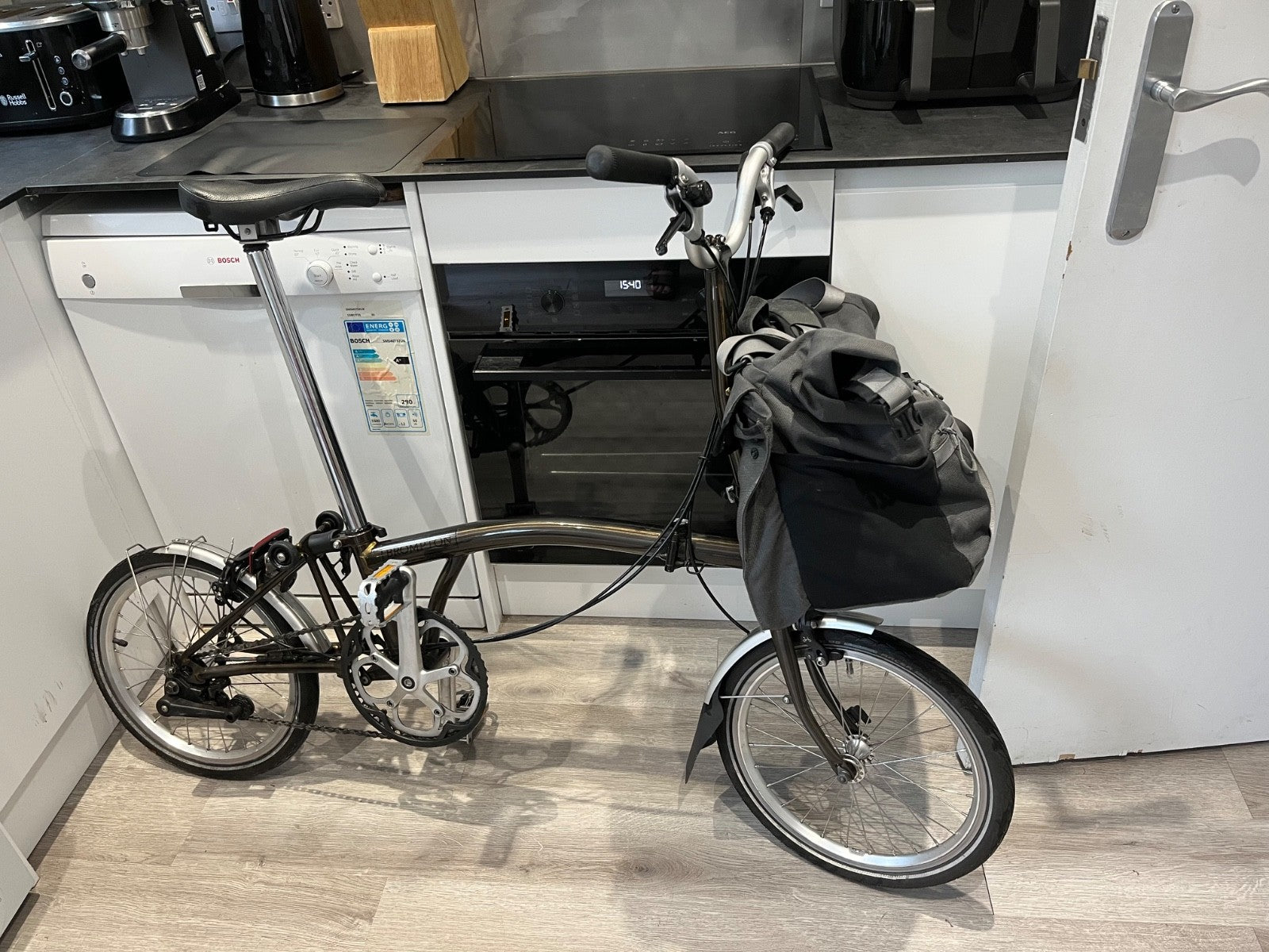 Brompton C Line 2 speed folding bicycle & bag inc