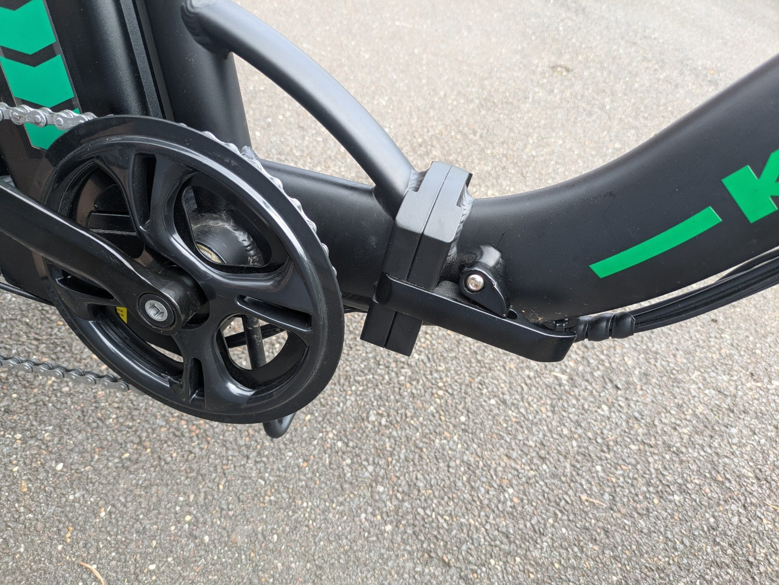KOOLUX BK6 Foldable Bike, Throttle and rear seat, 250w Road Legal