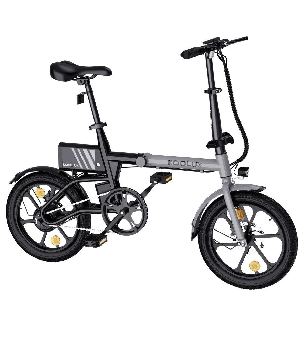 16" Folding Ele Bike  Lightweight 250W Adults City  Bike 25-60km Rang