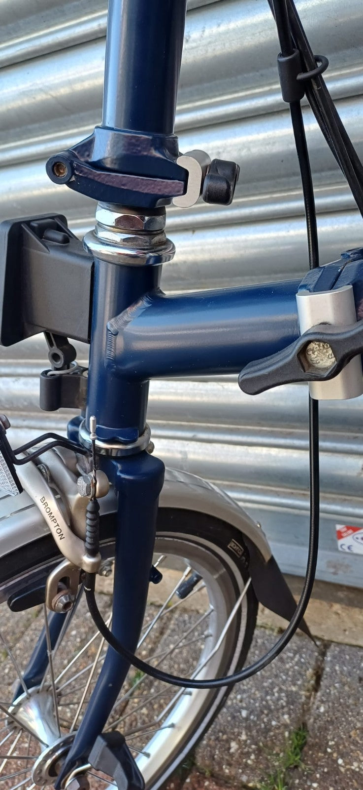 Brompton P6R folding bicycle tempest blue worldwide 🌐 shipping