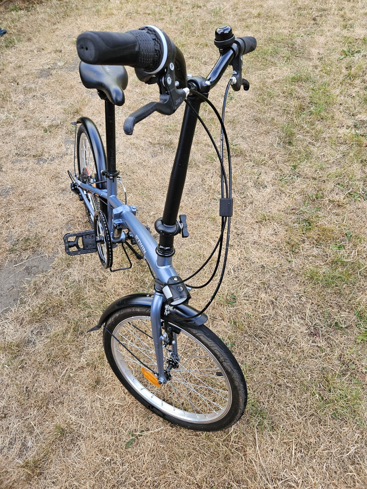 Decathlon BTWIN Fold Tilt 120 Grey Folding bike excellent condition