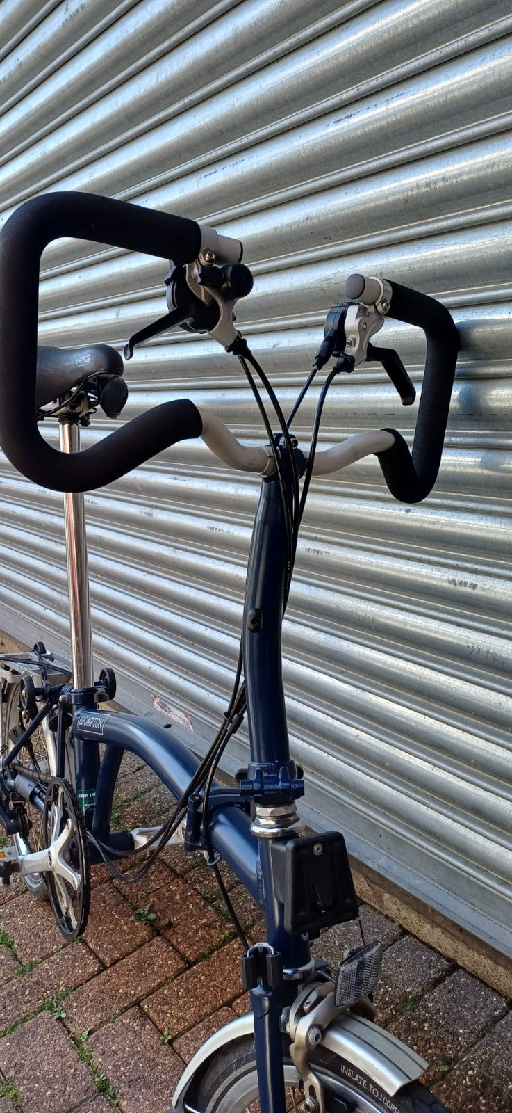 Brompton P6R folding bicycle tempest blue worldwide 🌐 shipping