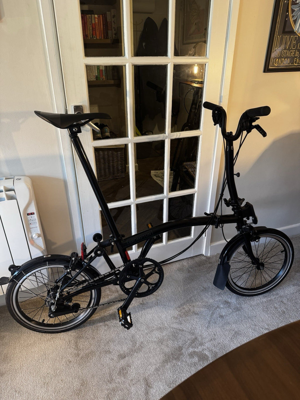 Brompton Bike C Line (Explore) Black 2022 6 speed M Handlebar