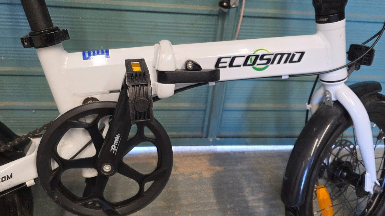 ECOSMO 16" Lightweight Alloy Folding City Bike Bicycle,6 Speeds, Dual Disc brake