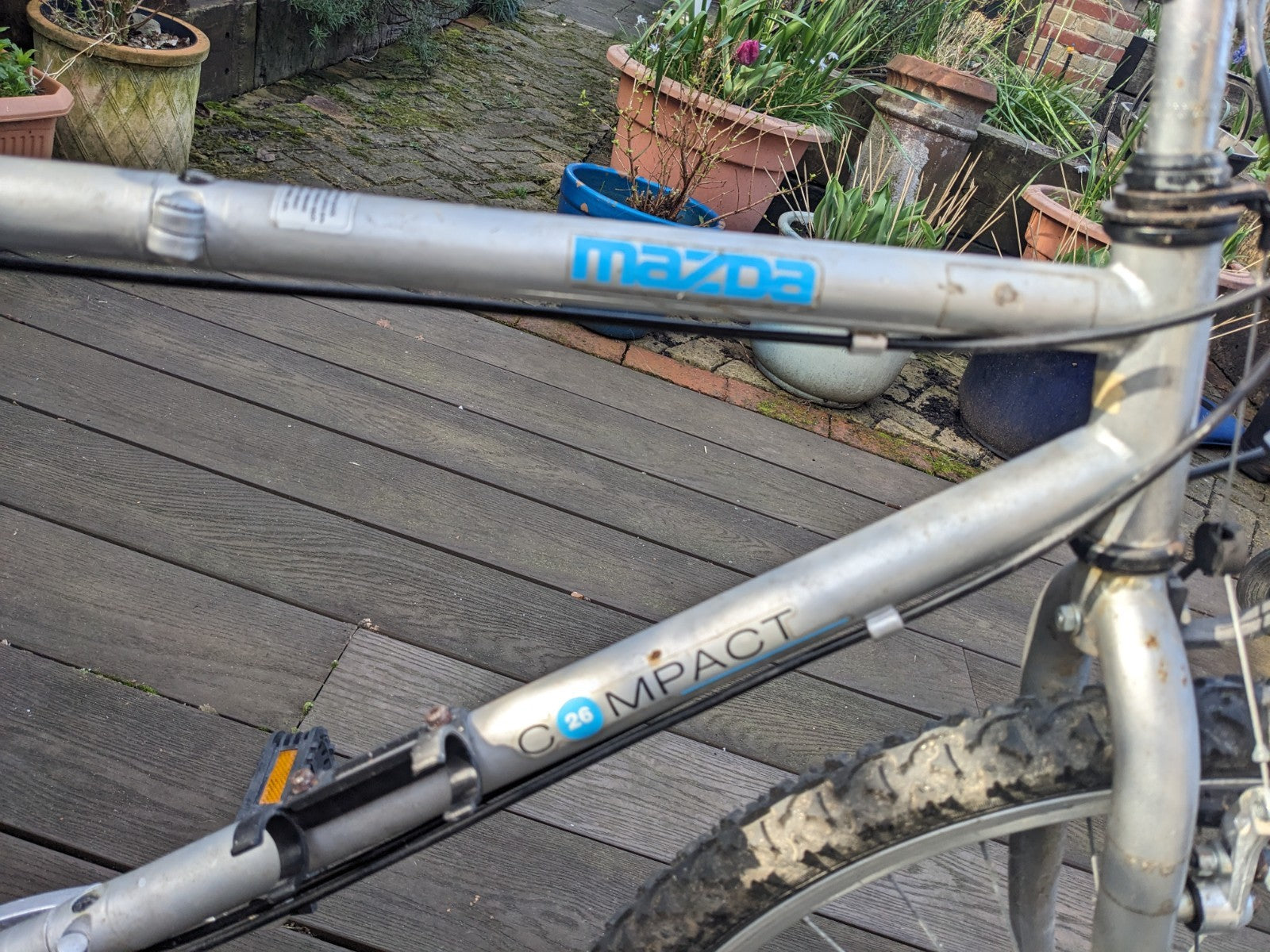 Mazda 26” Compact foldable Town and Country bike.  Minimal use.  Great condition