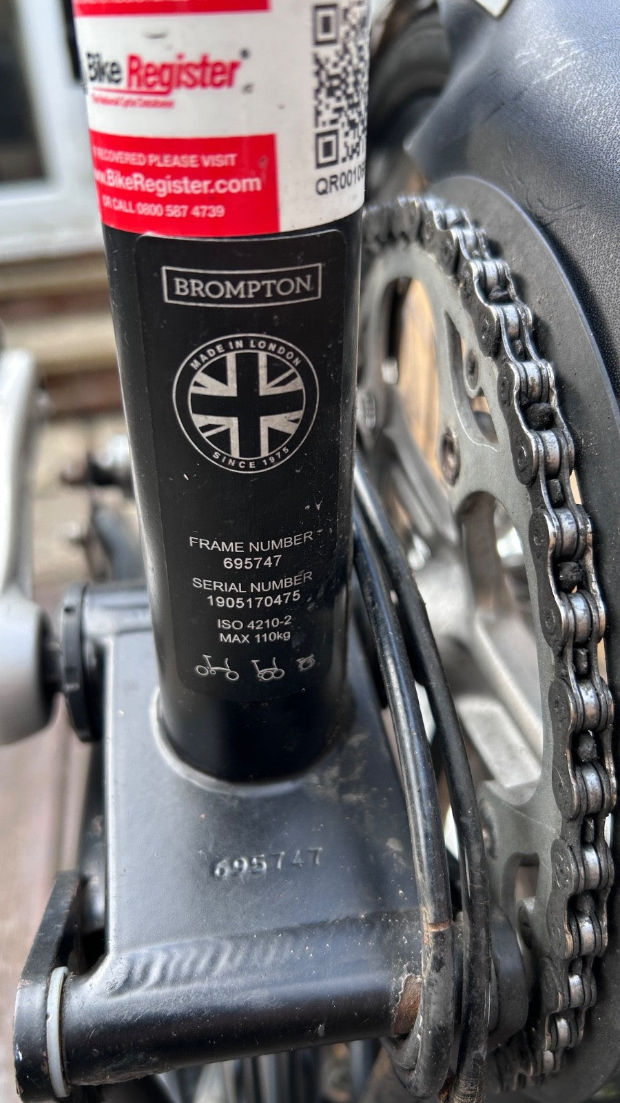 Brompton M6L Black 6 Speed Folding Bike (2019)