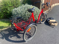 Jorvik Elite Folding Tricycle - 3 Wheel Trike with Basket