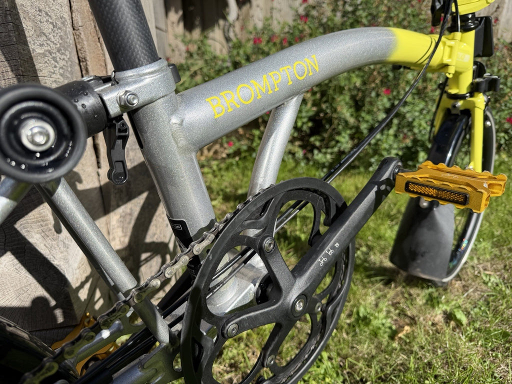 Brompton Palace Special Edition with upgrades. 2 speed, mudguards