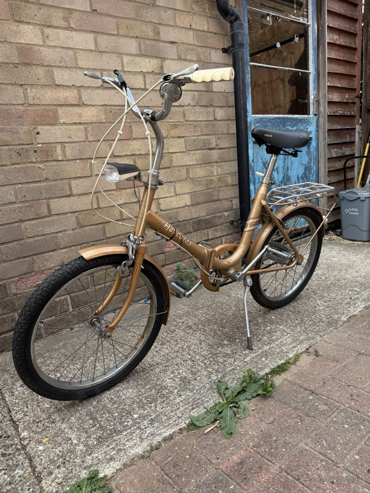 Hercules Compact Folding Bike 1984 Retro Vintage