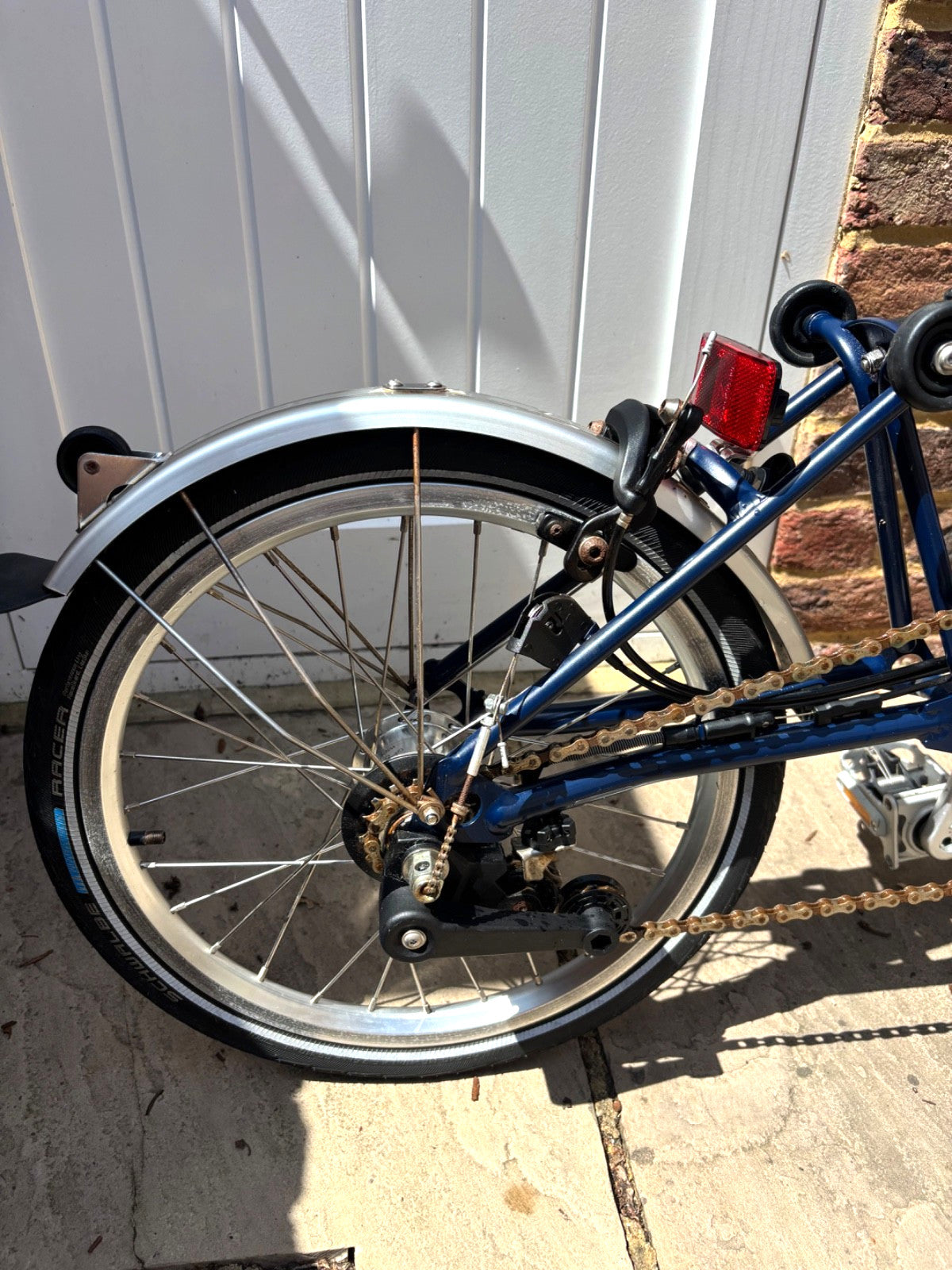 Brompton M6L Folding Bike - Blue - Good Condition