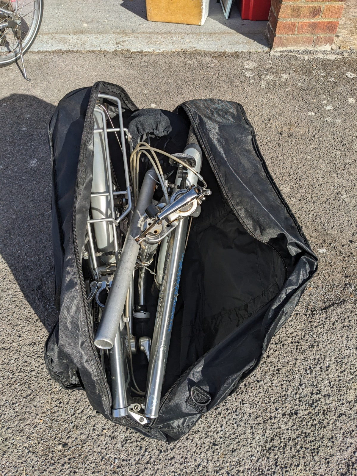 A Pair (2 off) Lightweight Aluminium Folding Bikes