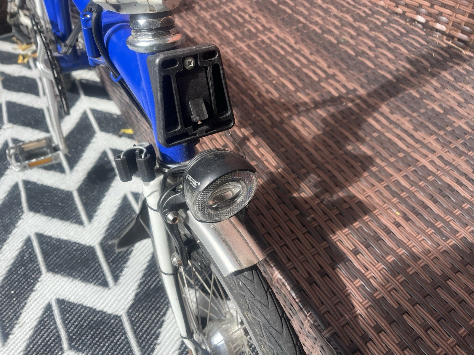 Brompton C Line 3 Speed With Dynamo Lights, Pump, Front Luggage Bag