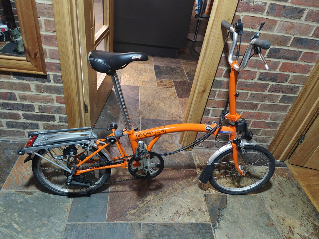 brompton folding bike 6 speed