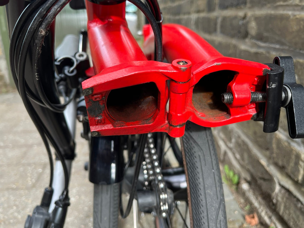 Brompton C-Line 6 speed Red Black S-type
