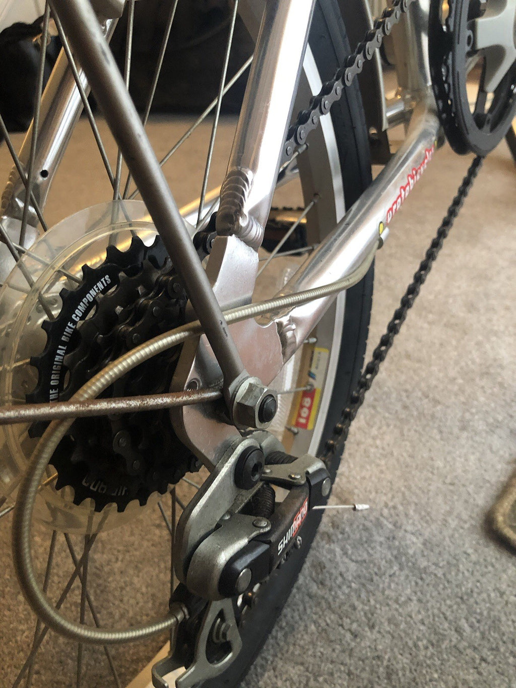 Folding Bike UrataBike -20inch Wheel Folding Silver Used