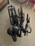 Raleigh Folding Bike Black 20in Mechanical Disc Brakes Rear Rack Mudguards