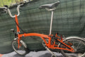 Brompton Folding Bike 3 Speed Orange With Extras