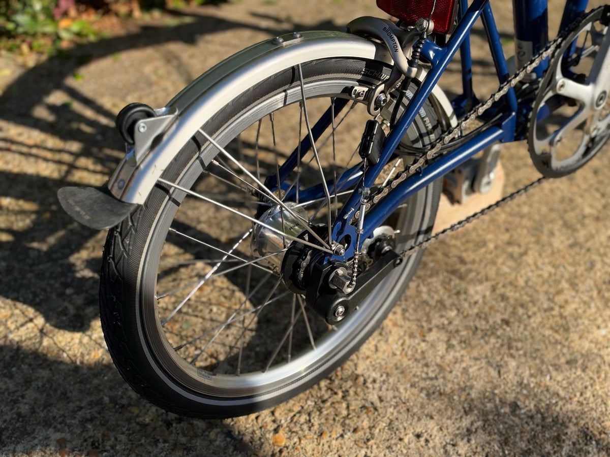 Brompton M3L 2013 Folding Bike 3-Speed, Tempest Blue