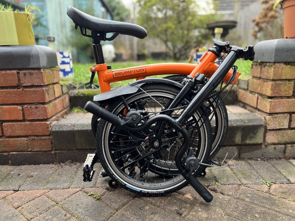 Brompton M6L Black Edition - Orange - Rare Ltd Edition colour and spec