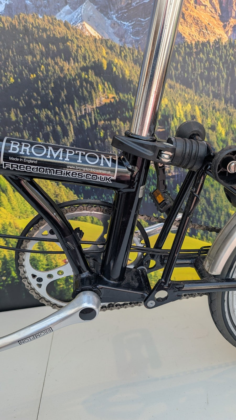 Brompton M3L 16" Folding Bike 3 Speed - Black, w/ Mudguards  - VGC