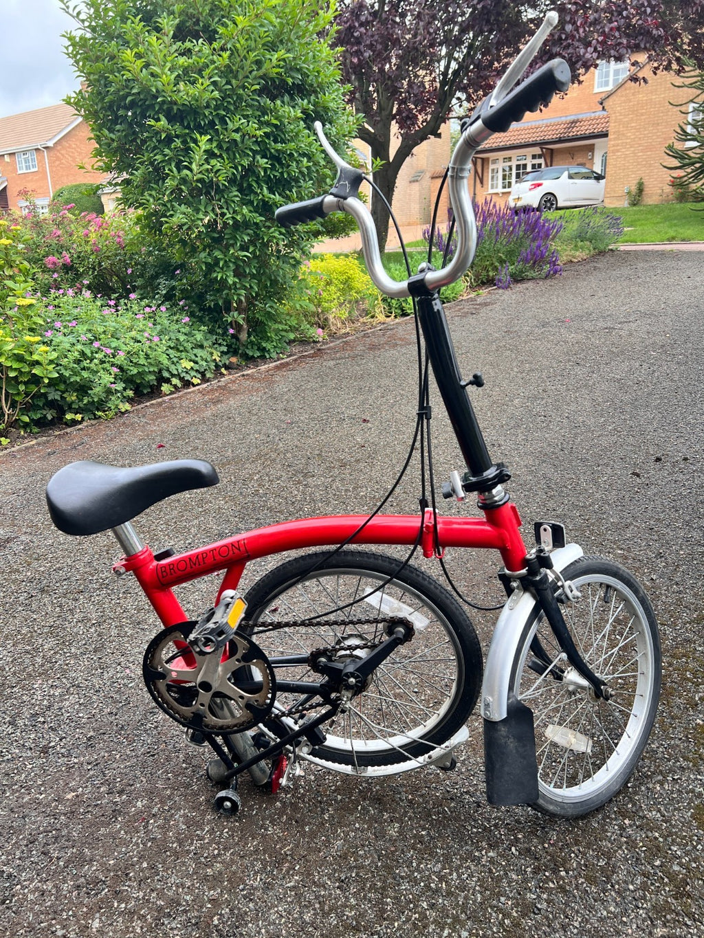 Brompton Vintage Folding Bike - Red - 1997 - Excellent Condition