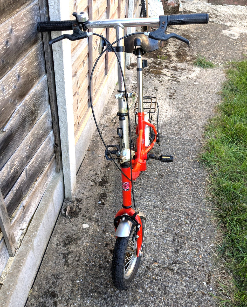 Folding Bike 12 Inch Wheels  Red great condition