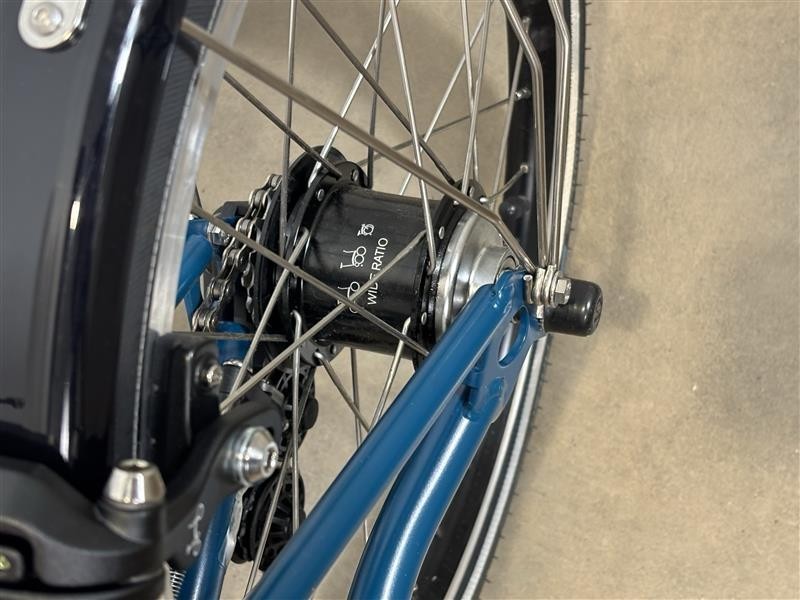 Brompton C Line 6 Speed 2024 Mid Handlebar Folding Bike - Ocean Blue