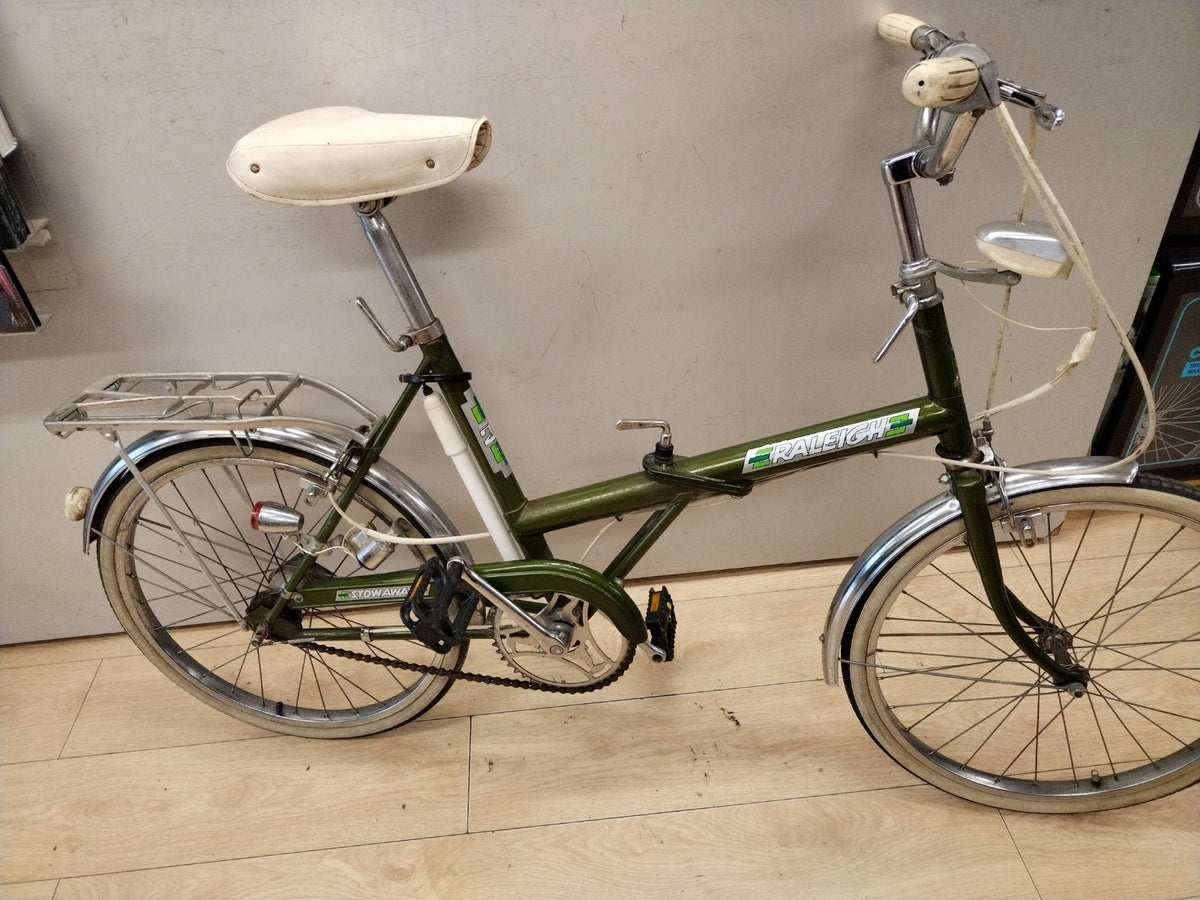 Raleigh Stowaway Twenty  Shopper bike folding bike 1977 good original survivor