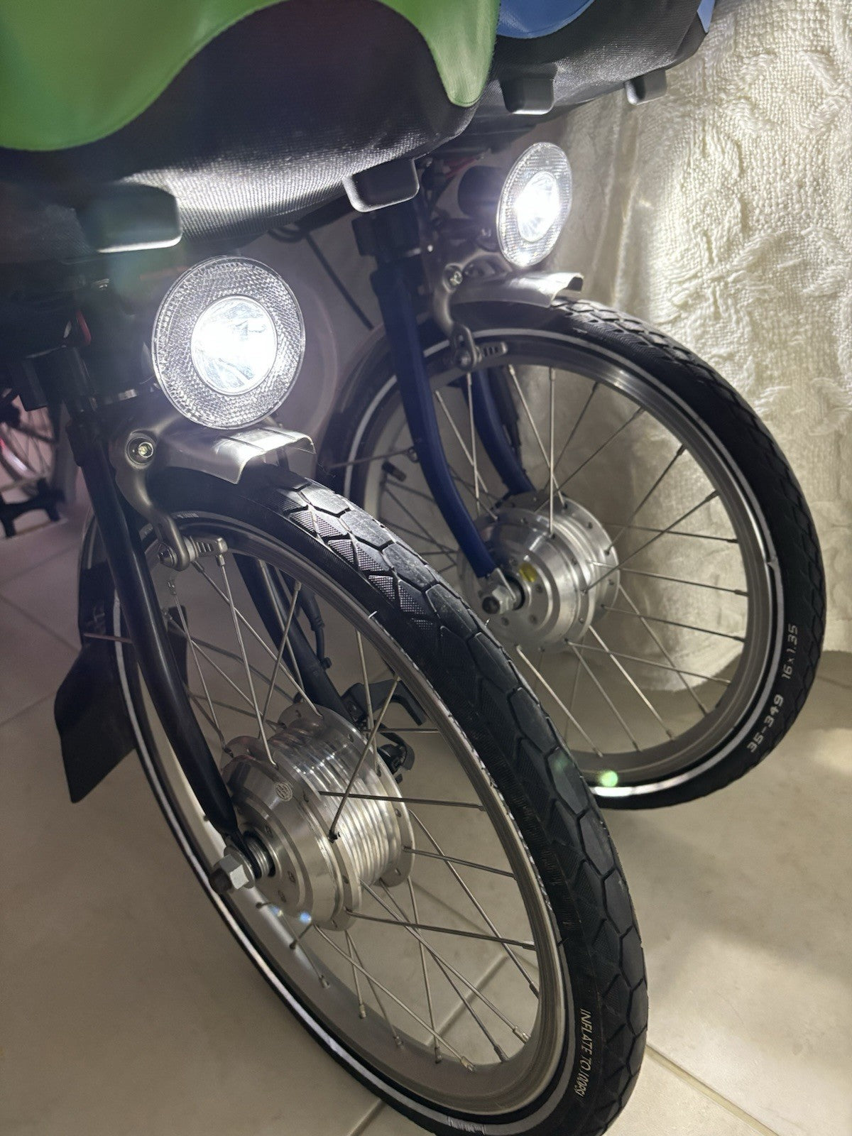 Brompton H6R + S6R C Line 6 Speed Folding NANO electric assist bicycles