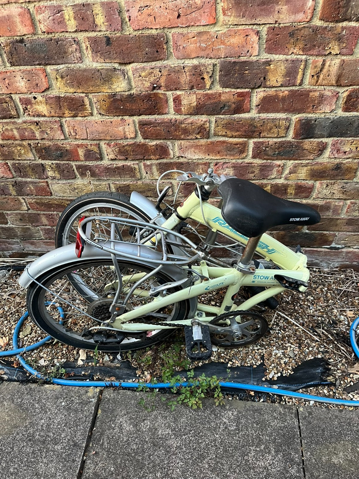 Raleigh Stowaway Folding Bicycle, Used Condition, Collection Only