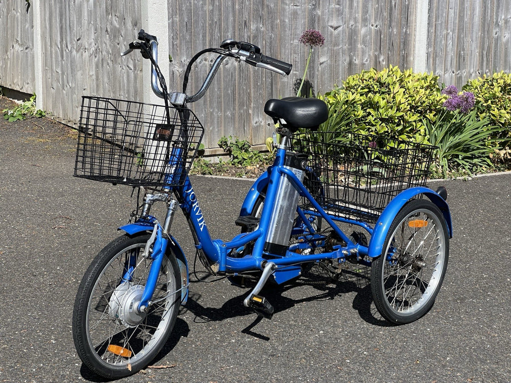 Jorvik Folding  Tricycle :  Blue : 20in