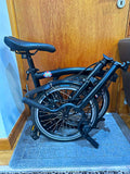 Brompton Folding Bike 16in M Frame Black Caliper Brakes Flat Bar Mudguards