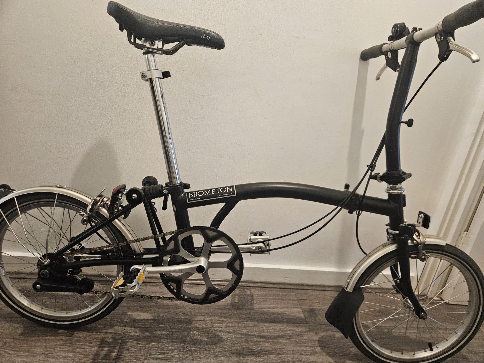Brompton Folding Bike 2-Speed, Black
