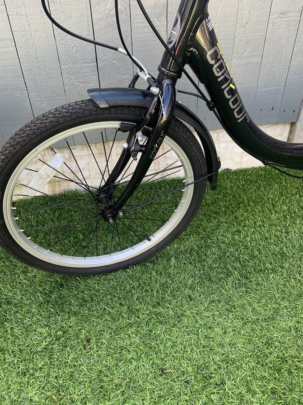 Apollo Contour Unisex Folding Bike 7 Speed, Black, 20" Wheels,