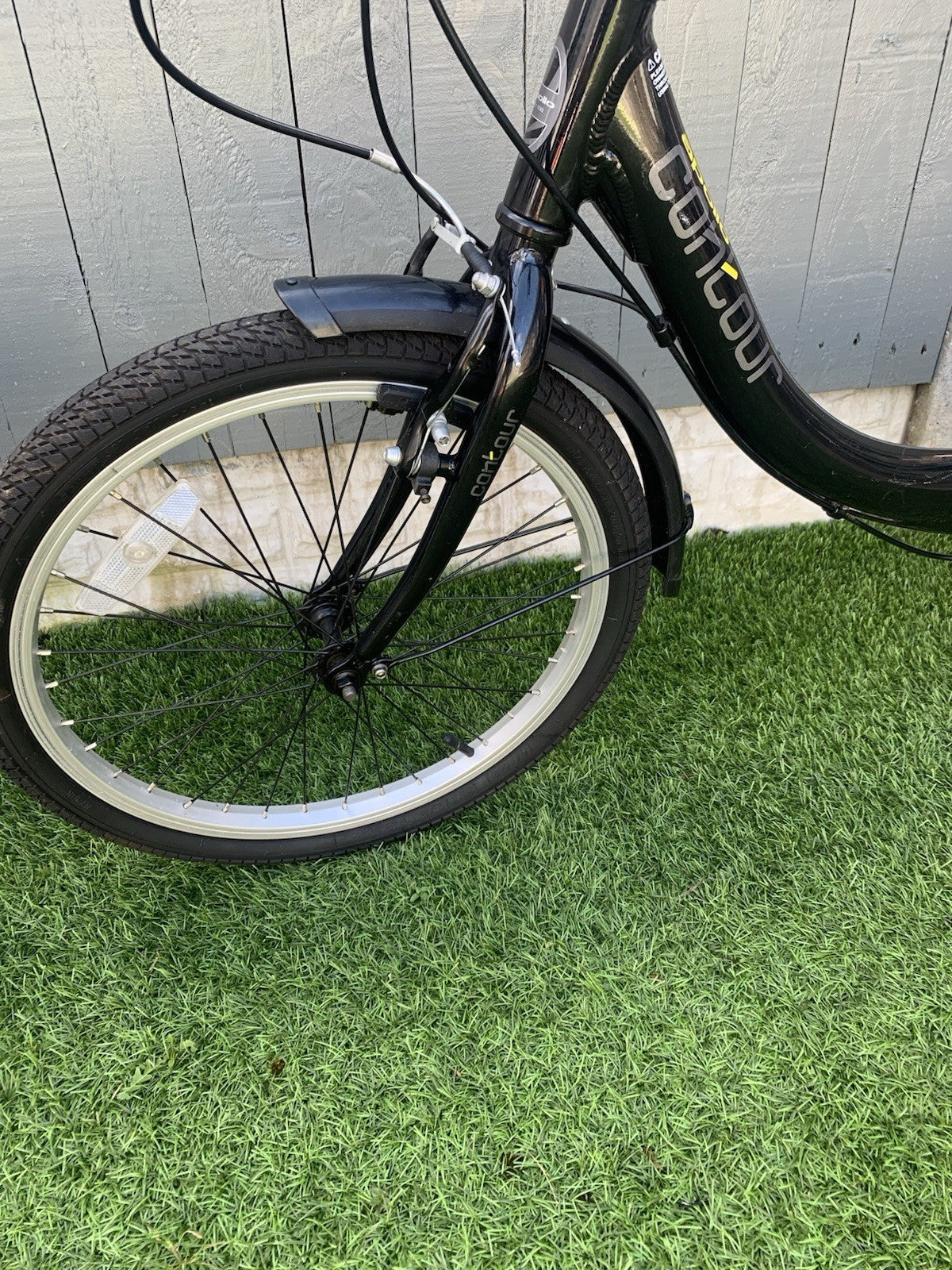 Apollo Contour Unisex Folding Bike 7 Speed, Black, 20" Wheels,