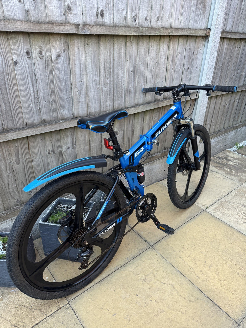 Foldable MOUNTAIN BICYCLE Eurobike BLUE G4 26"