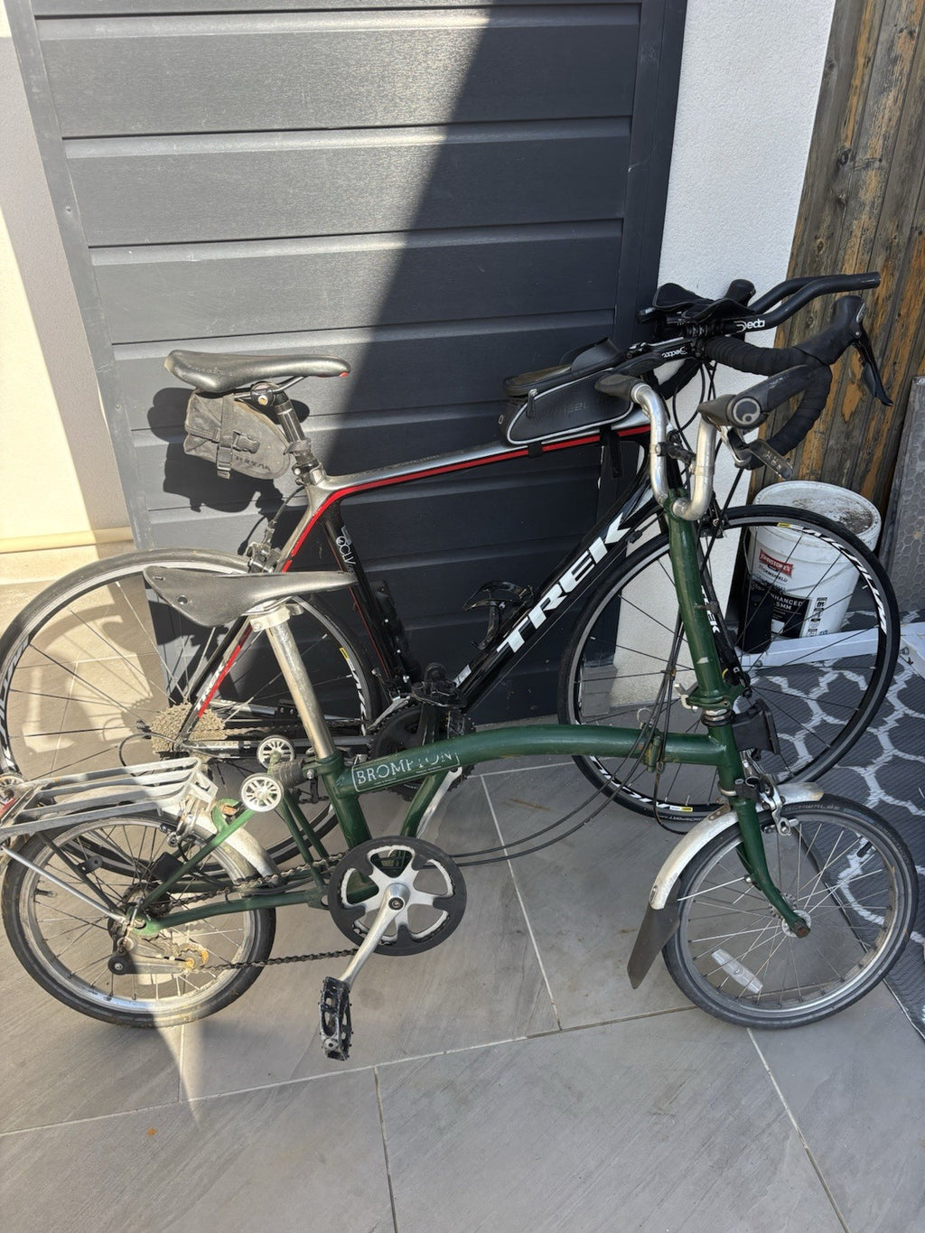 Brompton Green Folding Bike 16in Steel Frame Rear Rack Mudguards Reflectors