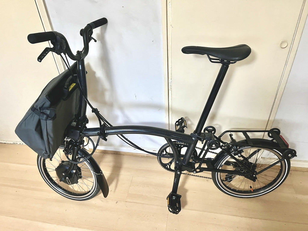 Brompton Bike P Line elctrc Urban 4 speed,  Midnight Black