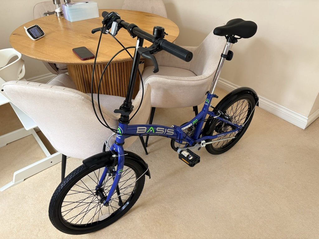 Basis Compact 20 Folding Bike 20” Shimano 6 Speed Unused After Assembly