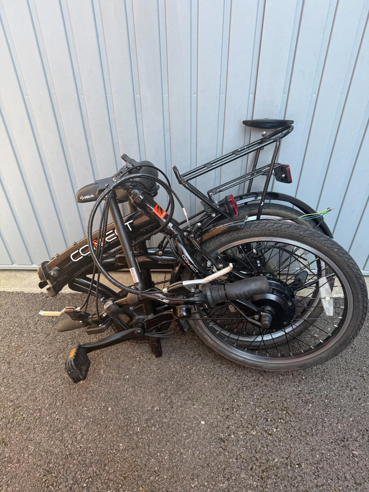 Unisex Mens Womens Black Aluminium Coyote Folding Bike - Spares Repair