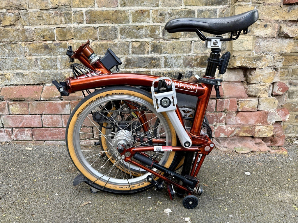 Brompton M6L Flame Lacquer 2019 — Upgraded — Single Owner — Original Receipt