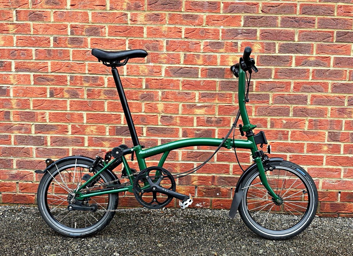 2023 brompton c line 6 speed british racing green