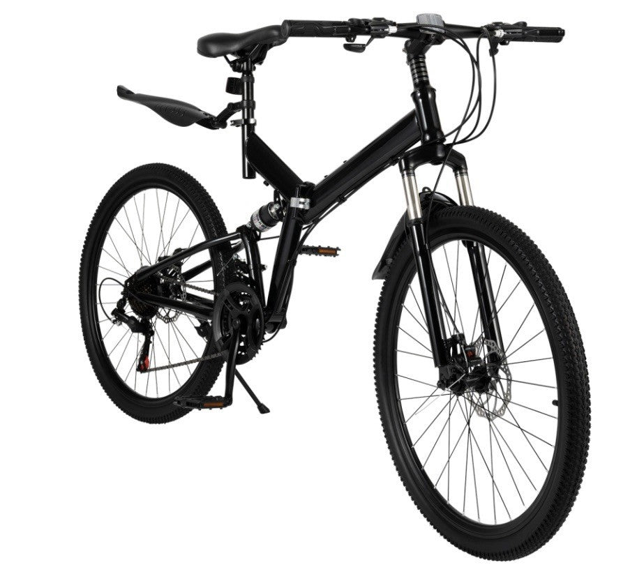 26-inch Folding Mountain Bike 21-Speed, Suspension, Foldable ( Levkitch ? )  NEW