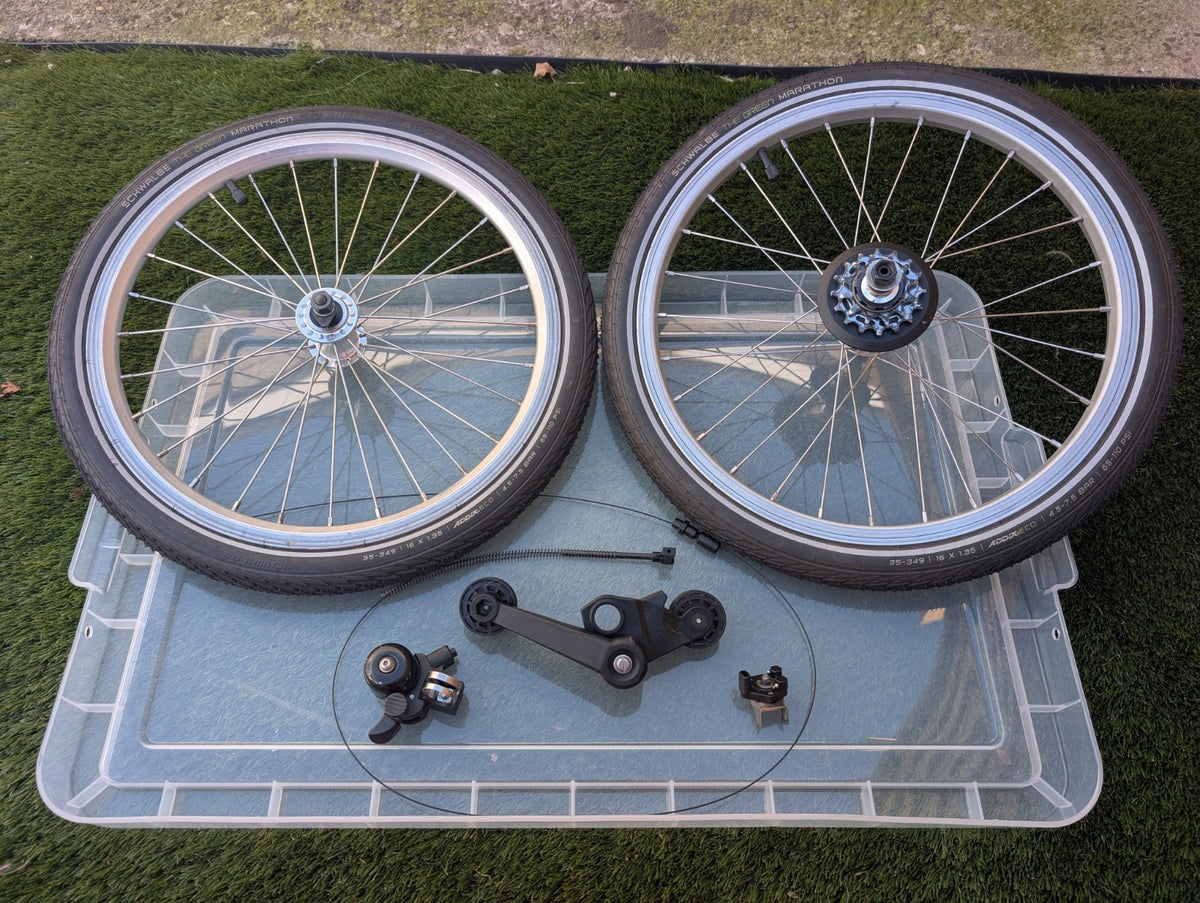 Brompton 2 Speed Wheelset conversion parts from 2014 Superlight S2L-X
