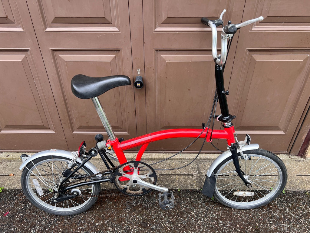 Brompton Vintage Folding Bike - Red - 1997 - Excellent Condition